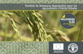 Variétés de Semences Appropriées pour les Agriculteurs à Petite … · 2021. 2. 8. · des aspects essentiels de l’agriculture, tels que les variétés de semence adaptées,