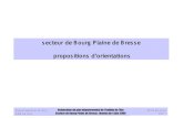 secteur de Bourg Plaine de Bresse propositions d’orientations...3. Organiser le développement du territoire du SCOT de Bresse Val de Saône, dans le sens d’une limitation de la