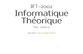 IFT-2002 Informatique Théoriquenr9.github.io/IFT-2002/PDF/cours12.pdfnon hors contexte-Pour prouver qu’un langage est non hors contexte, on fait une preuve par contradiction. On