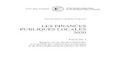 Les finances publiques locales 2020 – Fascicule 1 · 2020. 8. 6. · Fascicule 1 Rapport sur la situation financière et la gestion des collectivités territoriales ... parlementaires