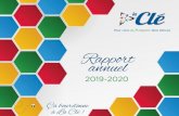 Rapport annuel 19-20 - La Clé · 2020. 9. 24. · ondes de CFRH 88,1-106,7. Je pense aussi au prix Francoflamme ... Une équipe compétente, adaptable, motivée et humble Une augmentation