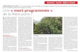 Chambre Agri PACA...Le vice-président de la chambre d'agriculture des Hautes-Alpes en charge de l'arboriculture Laurent Gabet approuve à 200 % » les pro- pos d'Éric Allard. «