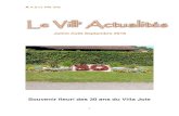 Juillet Août Septembre 2016 - Villa Joie · 2016. 11. 9. · Stone et Sharden (écriture et présentation, lors d’un atelier en 2013). Les invités ont pu reprendre le refrain