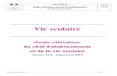 SIECLE Vie Scolaire Guide Utilisateur Chef Etablissementcecoiawiki.ac-creteil.fr/wiki/telechargement/Vie...12/09/2014 Diffusion Nationale VS – Guide de l’utilisateur 9/35 Les fonctionnalités