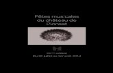 Fêtes musicales du château de Pionsat · 2020. 12. 29. · Tahsine Bentabet (violon) WA Mozart : concerto N°3 pour violon en sol majeur KV 216 premier mouvement (avec cadence de