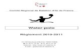 Water-polo - Site régional d'Ile de Franceiledefrance.ffnatation.fr/rsc/1592/fichiers/dossiers/... · 2017. 9. 28. · - 3 - Edition Juillet 2010 1.2 Catégories d’âge et sur