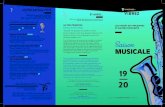 E Saison MUSICALE - Vincennes · 2019. 9. 2. · Heitor Villa-Lobos et sa Fantasia pour saxo-phone et piano, et avec Um a zero (« un à zéro ») de Pixinguinha, la première musique