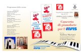 Comunità Pastorale Concerto di pianoforte per l’ · Comunità Pastorale S. Teresa Benedetta della Croce per l’ Concerto di pianoforte CHIESA SAN CARLO Lissone Venerdì 16 settembre