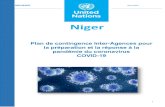 Plan de contingence Inter-Agences pour la préparation et ......A la date du 13 mars 2020, trois (3) pays frontaliers du Niger ont notifiés des cas confirmés. Il s’agit du Nigéria