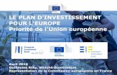 LE PLAN D'INVESTISSEMENT POUR L'EUROPE Priorité de ......Quels types de financements sont disponibles ? 7.5 millions d'euros Volet PME et ETI Volet infra-structure et innovation •