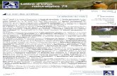 Lettre d’infos naturalistes 74files.biolovision.net/haute-savoie.lpo.fr/pdffiles/...Le 2 avril à l'Etournel (Vulbens) 2 Canards pilets (J.P. Matérac), au domaine de Gui dou (Sciez)