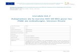 Livrable D2.7 Adaptation de la norme ISO 50 001 pou les ......de la norme ISO 50 001 tenant compte des spécificités des PME de la métallurgie. L’ISO 50 001 est une nome intenationale