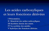 Les acides carboxyliques et leurs fonctions dérivéesressources-stl.fr/wp-content/uploads/2020/08/Les-acides... · 2020. 8. 28. · Les acides carboxyliques sont des acides faibles