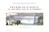 HYDRAULIQUE A SURFACE LIBRE - unistra.frsurface libre. dh dS B = • La profondeur hydraulique est donnée par : B S Dh = • La pente, I, varie environ de quelque %. • La position