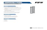 SUBMERSIBLE PUMPS - Franklin Electric...2 SUBMERSIBLE PUMPS 6" STAINLESS STEEL SR SERIES PERFORMANCE 175 GPM Recommended Operating Range HEAD NPSH 1200 1100 1000 900 800 700 600 500