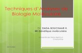 Techniques d’Analyses de Biologie Moléculaire 5 MSI.pdfTechniques d’Analyses de Biologie Moléculaire Dr. ZIADA-BOUCHAAR H. MI Génétique moléculaire Université des frères