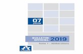 07 - Aisne · 2019. 9. 10. · Sont publiés intégralement les délibérations du Conseil départemental, de la Commission permanente et les arrêtés présentant un caractère réglementaire