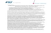 PR C2705C FR L...2013/01/30  · Press release PR No. C2705C STMicroelectronics annonce ses résultats financiers pour le quatrième trimestre et l’exercice 2012 • Le chiffre d'affaires