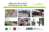 Réunion du 4 avril À Noyelles-sur-Mer - Baie de Somme · 2018. 7. 6. · 3-Le Plan Vélo Baie de Somme de demain 4-La passerelle de franchissement de l’Authie 5-Projet de boucle