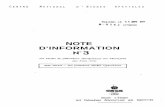 NOTE D'INFORMATION - Fenomenum · 2018. 9. 29. · techniques TI-2185, addendm n03, datées du 11 février 1948, objet : projet "signw Etude des ab jets volants non identiff es. L'analyse