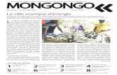 MONGONGO - Kisangani...suite de la une P.3 Mungongo – Journal-école 21 décembre 2009 L es chenilles qu’on mange actuellement proviennent de la ville», s’inquiète Ferdinand