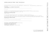 ORCHESTRE DE PARIS Grande Salle Pierre Boulez – Philharmonie · 2019. 4. 3. · Joseph Krips en 1973, Erich Bergel en 1974, Zubin Mehta en 1976, Daniel Barenboim à nouveau qui