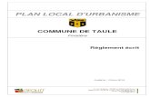 COMMUNE DE TAULE...COMMUNE DE TAULE Finistère Arrêté le : 19 juin 2015 Règlement écrit Commune de TAULE PLU / Règlement écrit GEOLITT/ URBA-RPLU-10-147 1 / 95 SOMMAIRE TITRE