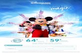 RÉSERVATION AVANT LE AUPRÈS DE - Disneyland Paris...Rappel des tarifs publics du billet non daté valable 1 an(2) 1 Jour / 1 Parc : 89 € tarif adulte, 82 € tarif enfant (3-11