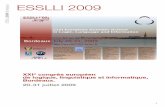 deaux ESSLLI 2009 - LaBRI · 2009. 7. 29. · homme-machine en langue naturelle, l'échange et le traitement de l'information, en particulier linguistique, qu'elle soit écrite ou