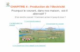 CHAPITRE 4 : Production de l ’é lectricit é Pourquoi le courant, …collegearagon.free.fr/physique/documents/20092010/3/e... · 2010. 1. 16. · l’é lectricit é sous forte