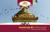 Kagyu Samyé Dzong · 2018. 5. 23. · Kagyu à recevoir le titre d'Acharya à l'Uni-versité de Varanasi, en Inde. Ses deux princi-paux maîtres èfurent le 16 me Gyalwa Karmapa