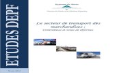 Royaume du Maroc DEPF - المملكة المغربية · 2020. 2. 10. · Royaume du Maroc Direction des Etudes et des Prévisions Financières Le secteur de transport des marchandises