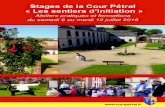 Stages de la Cour Pأ©tral آ« Les sentiers dâ€™initiation du samedi 9 au mardi 12 juillet Initiation