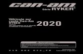 Véhicule sur route Can-Am 2020 - Bombardier Recreational Products · 2019. 8. 19. · L’information contenue dans ce document était exacte à la date de publication. Il faut noter