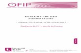 EVALUATION DES FORMATIONS - ofip - Université Lille 1ofip.univ-lille1.fr/files/nuxeo/nxfile/default/1aefb3ff... · 2020. 7. 6. · Age moyen à la sortie de la L3: 7 %. En vue d'un