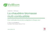 24/06/2018 –TER’Action La chaudière biomasse multi-combustible · La chaudière biomasse moderne Technologies de pointe. Spécificités d’une chaufferie biomasse. Ballon tampon