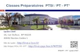 Classes Préparatoires PTSI / PT - PT*livet.cpge.free.fr/.../Presentation-PTSI-PT-Livet.pdfPTSI/PT: une voie vers le. métier d’ingénieur. L’art des IngénieursCompétences des