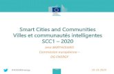 Smart Cities and Communities Villes et communautés ...cache.media.education.gouv.fr/file/Mediatheque/65/1/3...2019/10/16  · Déployer et tester des solutions innovantes intégrées