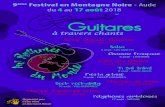 9ème Festival en Montagne Noire - Aude du 4 au 17 aoû · PDF file 2018. 8. 1. · Musique d’Amerique latine 11 août - FONTIERS-CABARDÈS 9ème Festival en Montagne Noire - Aude