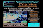ORAN L'Echo d'Oranjeanyvesthorrignac.fr/wa_files/Journal_20Echo_20d_27Oran... · 2019. 11. 12. · Rapatriement demain des dépouilles des deux Algériens morts noyés au large de