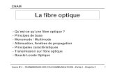 - Qu’est-ce qu’une fibre optique ? - Principes de base - Monomode …ekladata.com/1vCJTXsktLIi8AW0P_gjgEwyUsc.pdf · 2013. 2. 12. · La fibre optique multi/monomode. 11 CNAM
