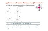 Orbitales s et p d’un métal de transition au centre d’un complexe … · 2018. 9. 28. · orbitales moléculaires de NH 3: Stratégie: 1) Trouvez le groupe ponctuel de la molécule.