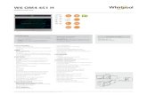 W6 OM4 4S1 H - Whirlpool EMEA · PDF file 2020. 10. 1. · W6 OM4 4S1 H Four W6 Collection Fonctions XXL • La technologie 6TH SENSE : le mode de cuis- son, la température et le