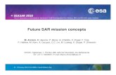 Future SAR mission concepts PREMIERearth.esa.int/seasar2010/11_arcioni.pdf• The main purpose of this work is a feasibility study for a future bistatic mission, which exploits the