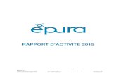 RAPPORT D’ACTIVITE - Lausanne · 2021. 2. 13. · 3 Dès lors, le Conseil d’administration de la société Epura S.A. se compose comme suit : M. Olivier Français, président,