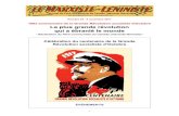 100e anniversaire de la Grande Révolution socialiste d'Octobrecpcml.ca/francais/Lmlq2017/PDF/Q47044.pdfLa Grande Révolution d'Octobre a ébranlé le vieux monde jusque dans ses fondements
