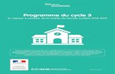 Cycle 3 programme consolidé - Accueil...programme d’enseignement moral et civique publié au BO du 26 juillet 2018 ... des explications et des solutions à des problèmes d’ordre