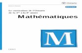 2005 de la 1 Ministère de l’Éducation re · 2016. 4. 14. · 3 Le présent document Le curriculum de l’Ontario – Mathématiques de la 1re à la 8e année,édition révisée,2005