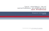 Les ventes aux enchères publiques en France · 2019. 6. 12. · 7 Le secteur des ventes volontaires en France, globalement, continue d’évoluer. J’ai toujours confiance dans