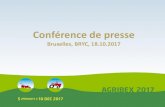 Bruxelles, BRYC, 18.10 - AGRI Press...07.12.2017 Journée du Recyclage Recupel, Bebat & Recytyre Plan d’action “Recycler” pour le secteur du jardin et des espaces verts 08.12.2017